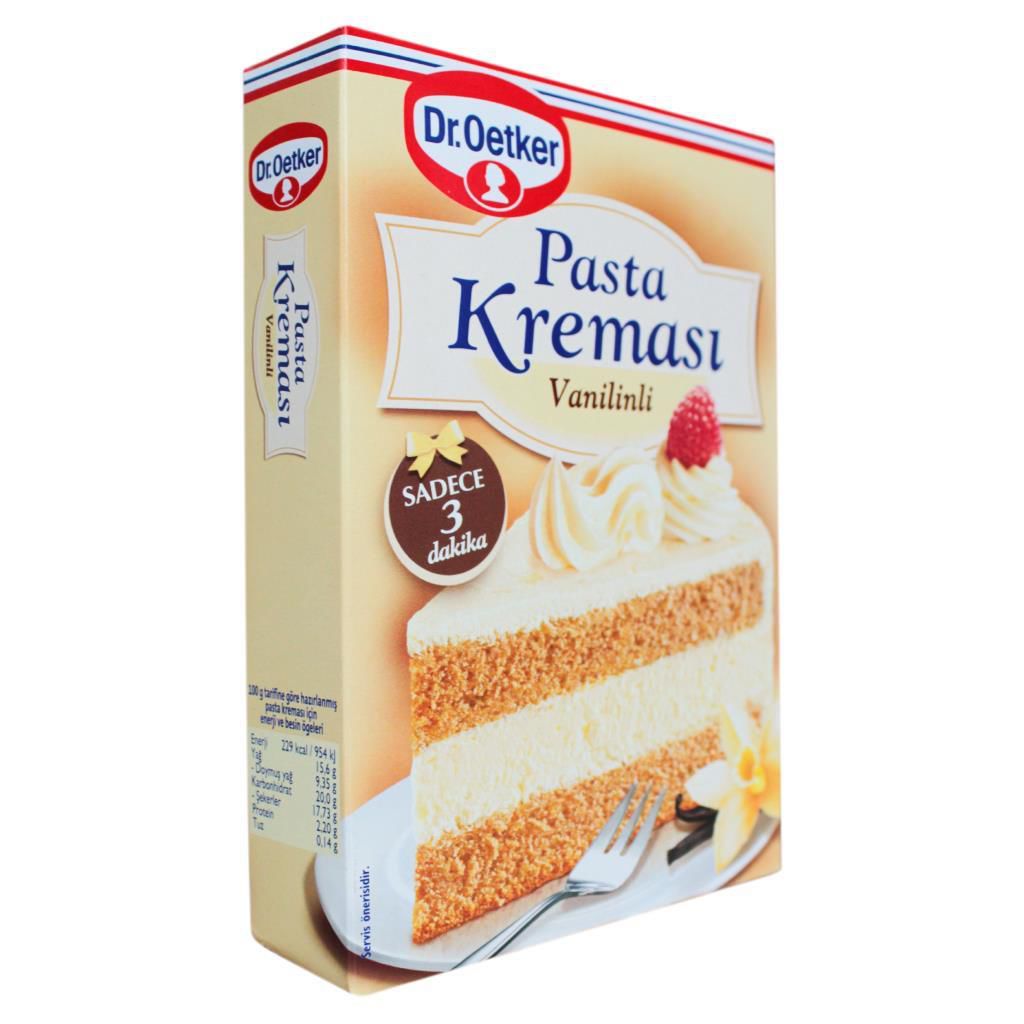 Dr. Oetker Pasta Kreması Vanilinli 136gr x 12 Adet Bayilere Özel + KDV