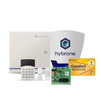 Hybrone 4G + Ethernet Alarm Kontrol Paneli Ve 64 Bölge LCD Tuş Takımı Kiti