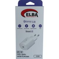 Elba Elb02-20Wpd Beyaz 20W USB-C Şarj Kafa PD 3.0/