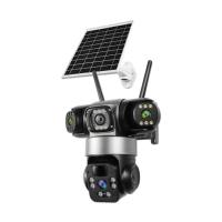 O-Kam-6040 3 Lens Wifi Solar Ptz Kamera